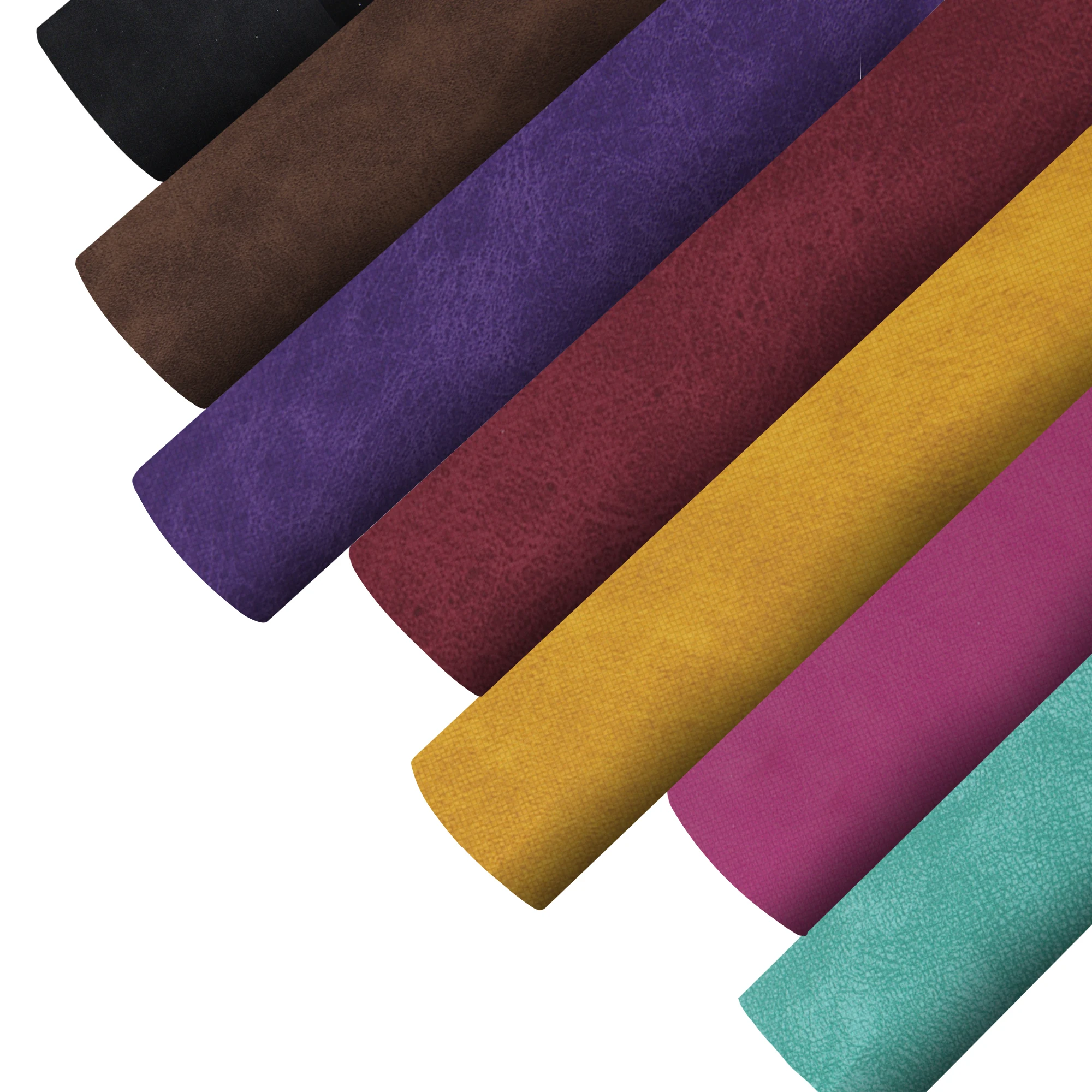 Ткань из искусственной замши однотонная виниловая синтетическая кожа ткань для