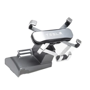 car mobile phone holder for tesla model 3 2021 air outlet mount gps stand navigation bracket leftright rudder car accessories free global shipping