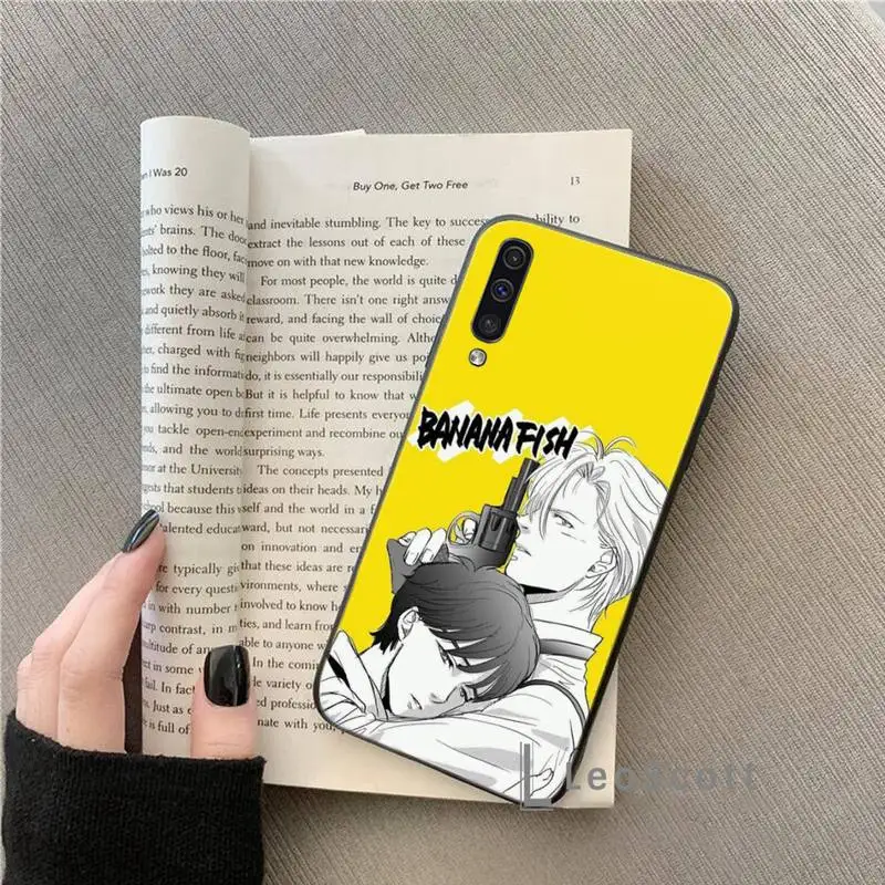

Banana Fish Anime Phone Case For Samsung A20 A30 30s A40 A7 2018 J2 J7 prime J4 Plus S5 Note 9 10 Plus