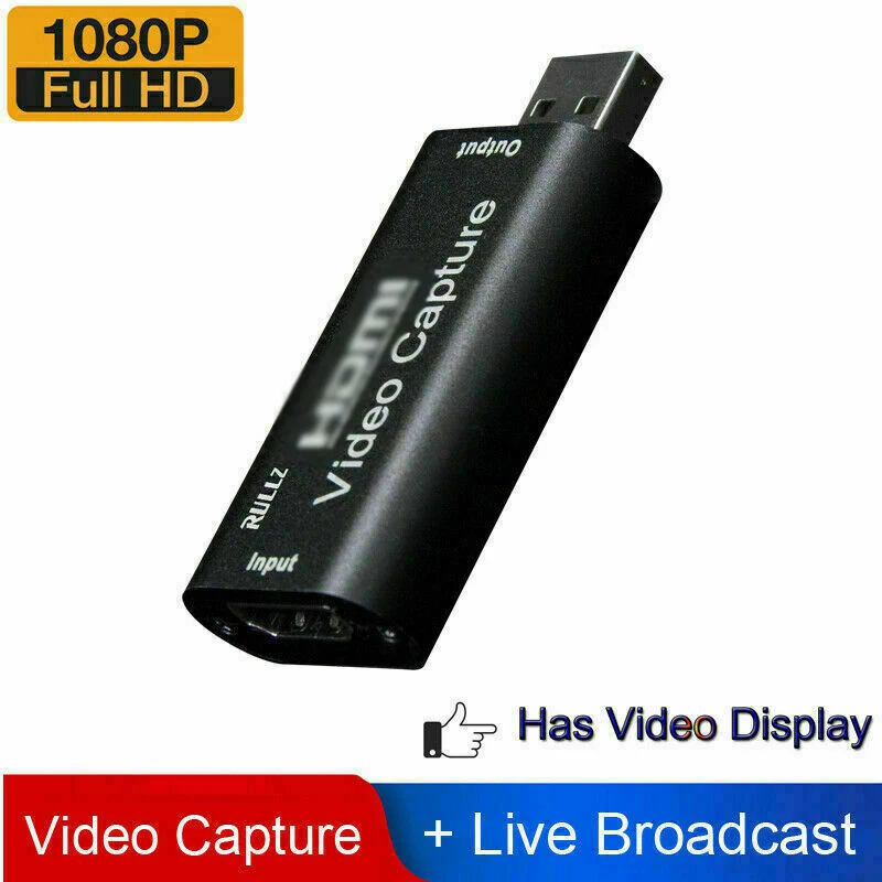1080P HD USB 2 0 к HDMI Карта видеозахвата для получения высокой четкости Обучающие
