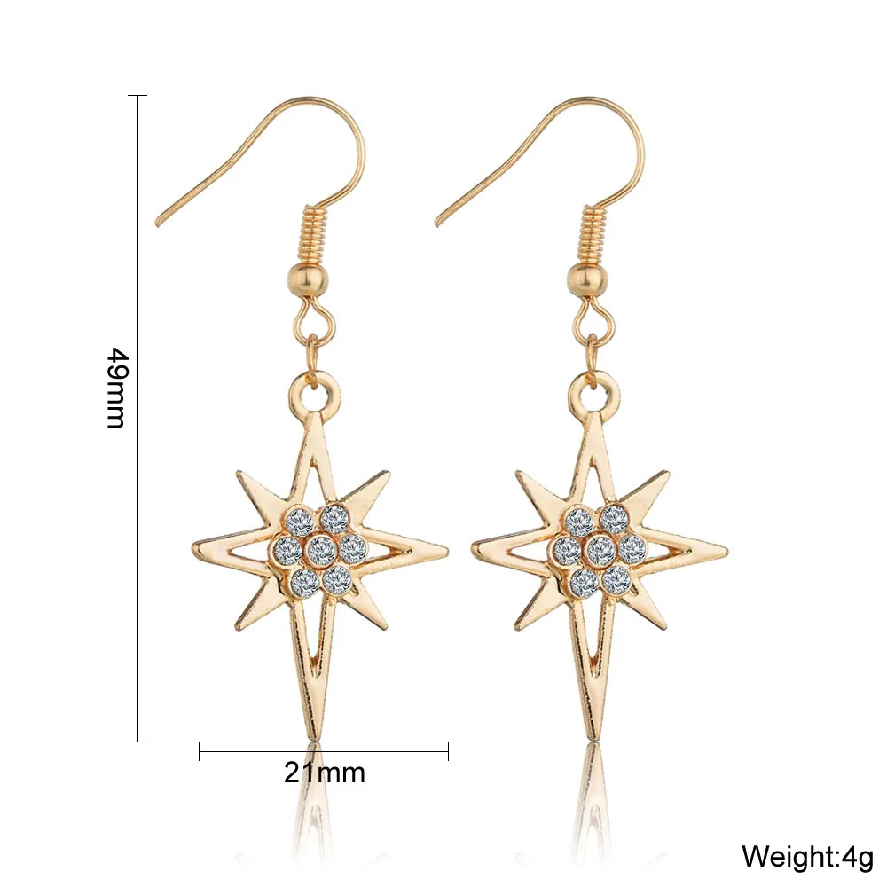 Уникальный дизайн золотой цвет женские модные серьги и ожерелье наборы красивая