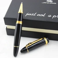 jinhao 159 black gold clip luxury superior business office signing rollerball pen new writing supplies office roller ball pen