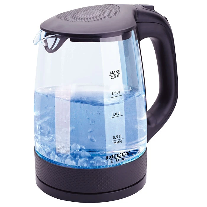 Чайник электрический DELTA Lux DL 1058B 2200 Вт 2 л|Чайники| |