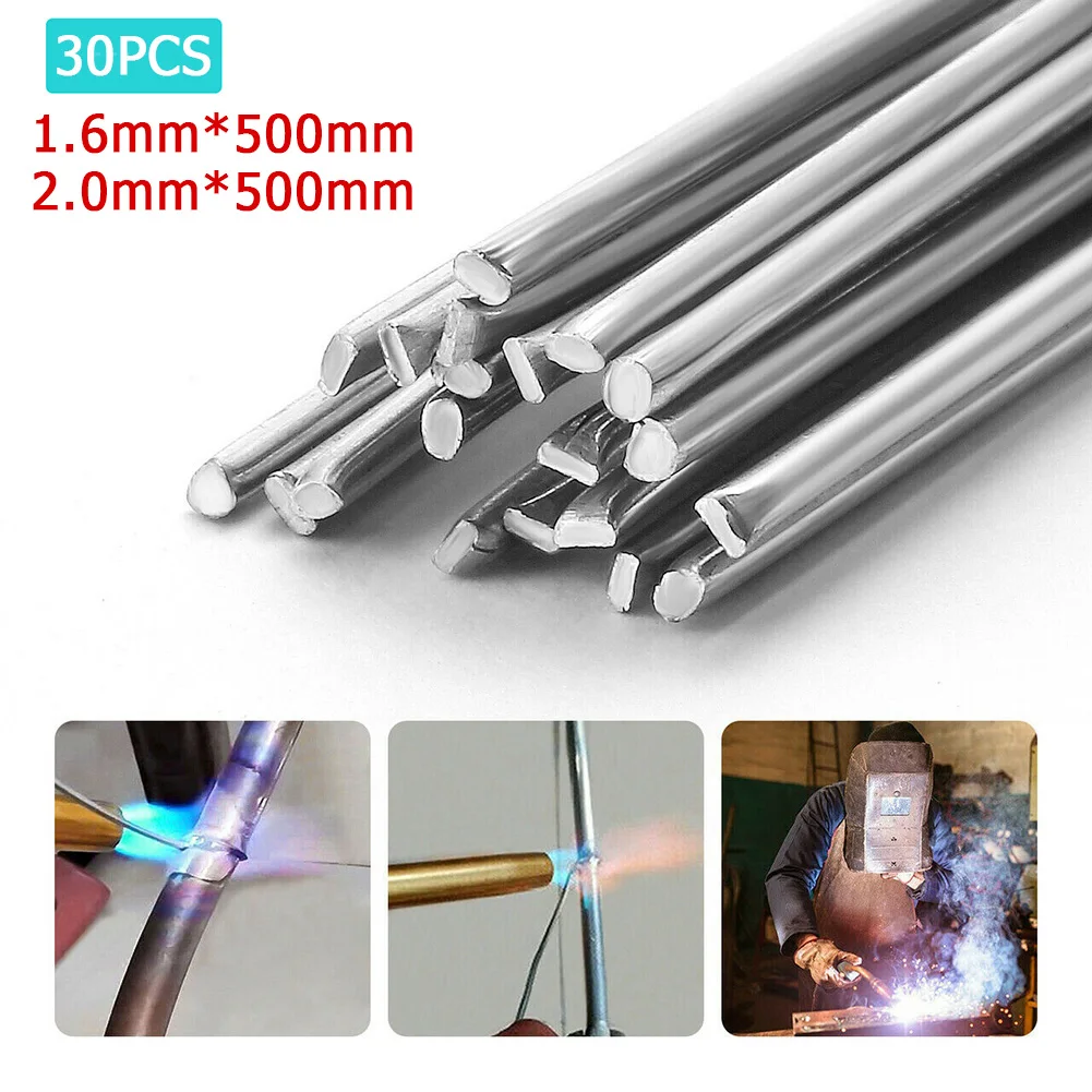 

30pcs Aluminum Solution Aluminum Welding Solution Welding Wire Brazing 1.6/2.0MM X 50CM