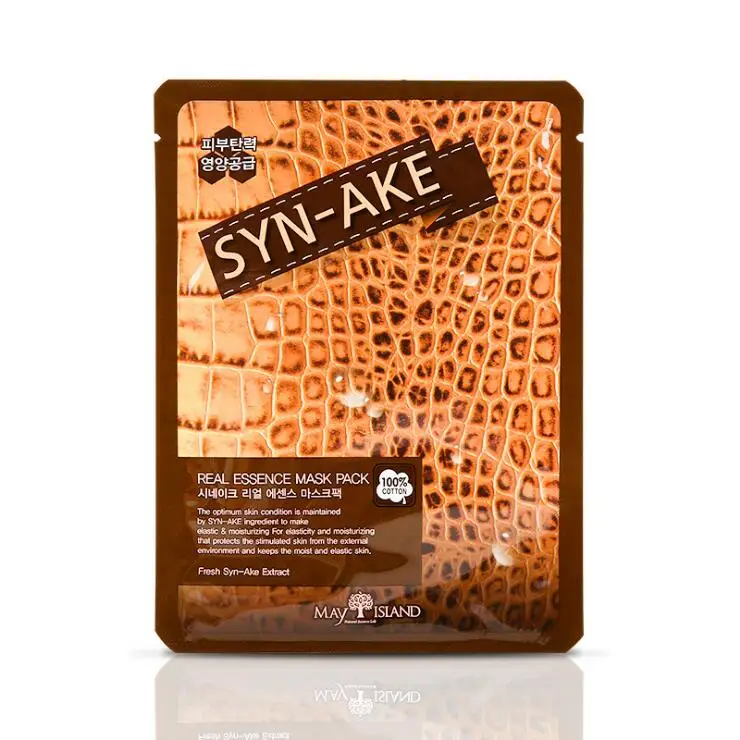 4-Syn-Ake 15 цветов, маска для лица I'm REAL Tony moly, увлажняющая, против старения, сужает поры, Корейская листовая маска для лица, косметика - Цвет: 4-Syn-Ake