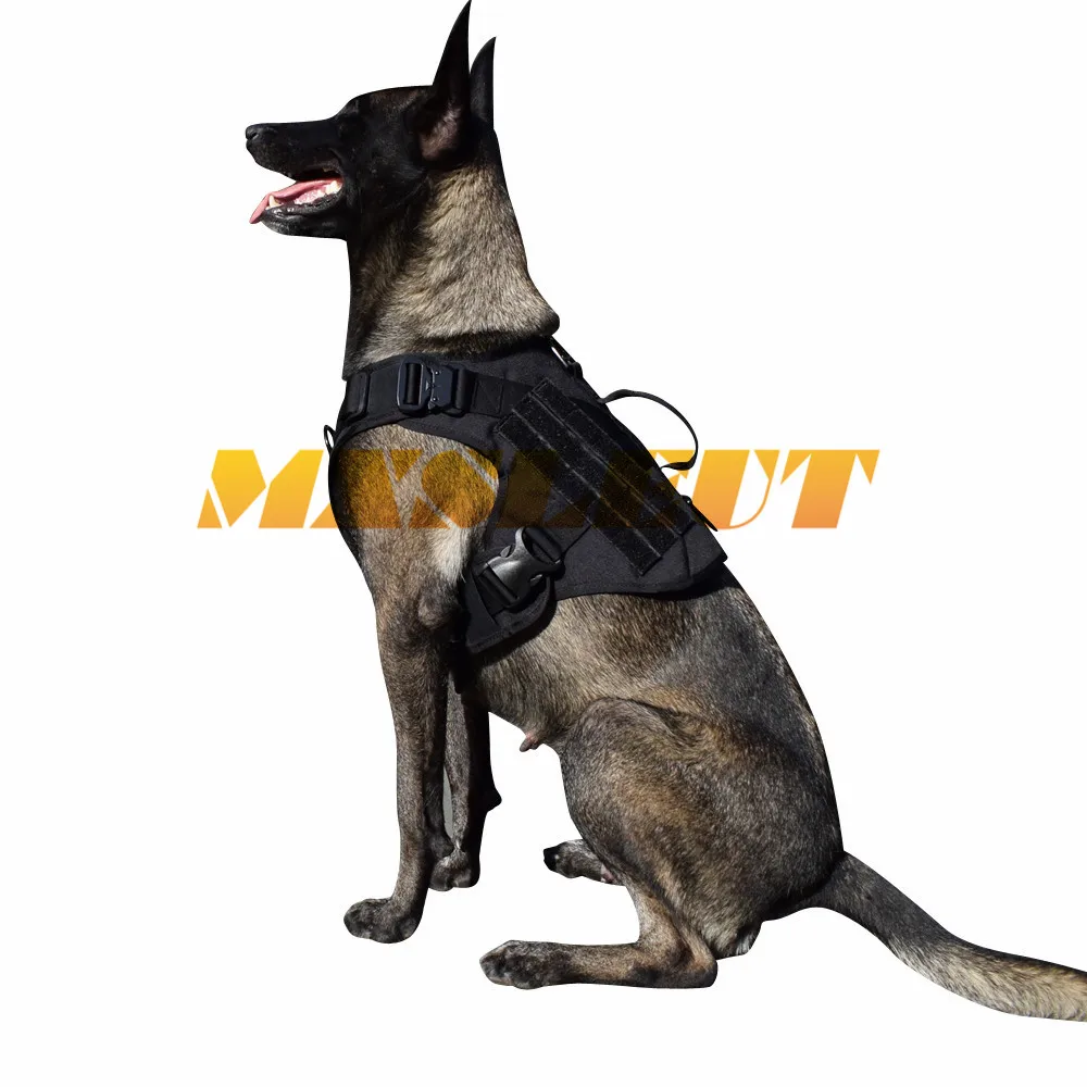 MXSLEUT тактический жилет для собак дышащая военная одежда для собак K9 Жгут Регулируемый размер тренировочный охотничий жилет для собак