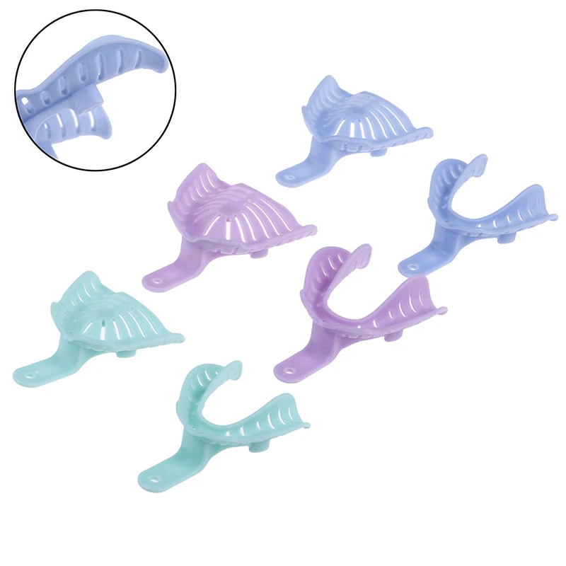 6 шт. пластиковые подносы для гигиены полости рта|Отбеливание зубов| |