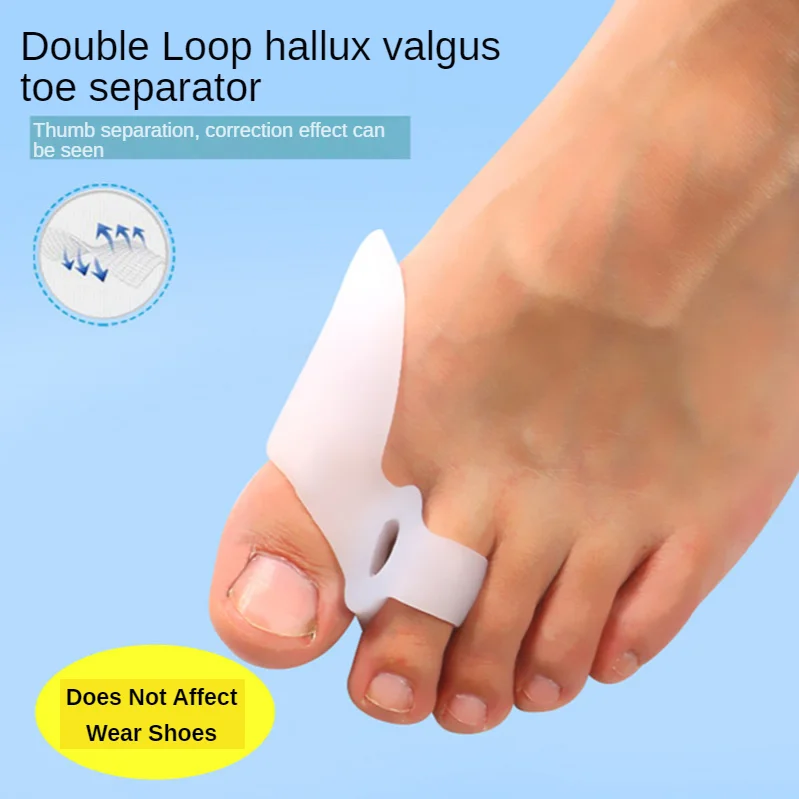 

4pcs The Big Toe Valgus Corrector Can Wear Shoes The Big Toe Thumb Is Separated and The Toe Cover Is Anti-wear Correction Tool