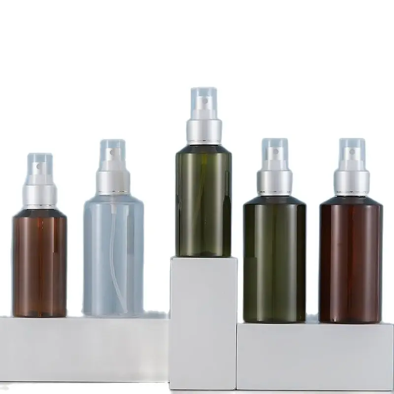 Зеленая/коричневая/прозрачная бутылка с тонером для домашних животных 100 мл