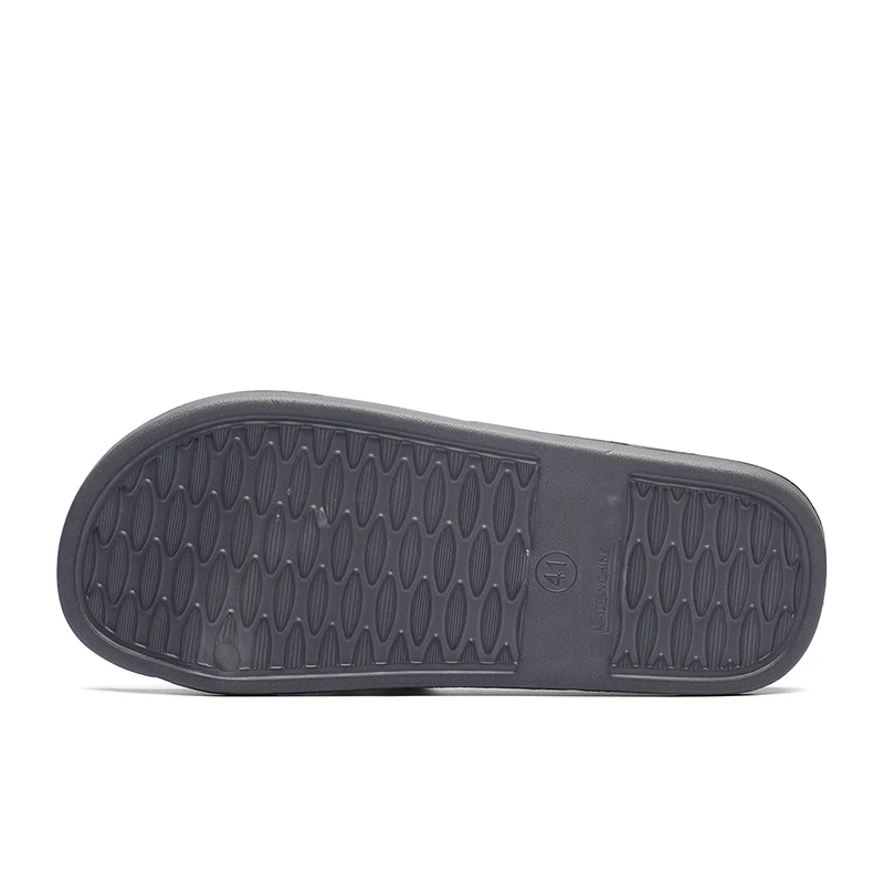 

2021 Summer Home Men Slippers Simple Black White Shoes Non-slip Bathroom Slides Flip Flops Indoor Platform Slippers Big Size