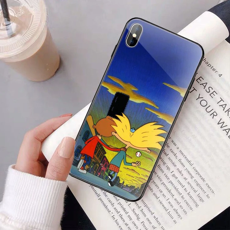Hey Arnold Мягкий силиконовый чехол из ТПУ для iPhone 11 pro XS MAX 8 7 6 6S Plus X 5 5S SE XR | Мобильные
