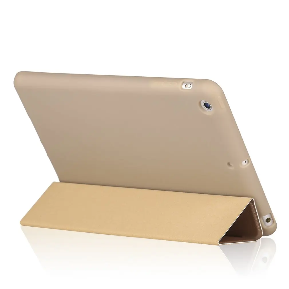 Ударопрочный Мягкий силиконовый чехол из искусственной кожи однотонный