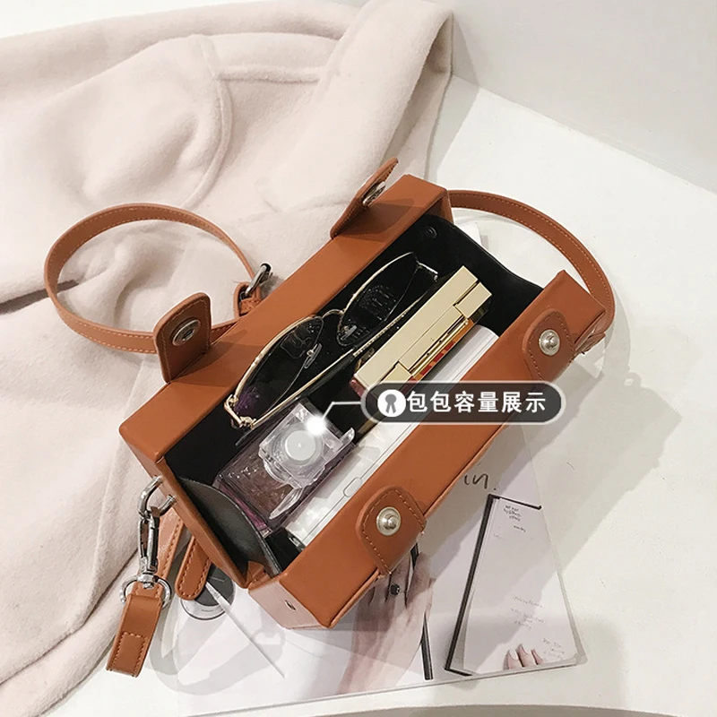 

Small PU Leather Crossbody Bag for Women 2021 Winter Fashion Shoulder Bag Branded Designer Female Travel Handbags and Purses