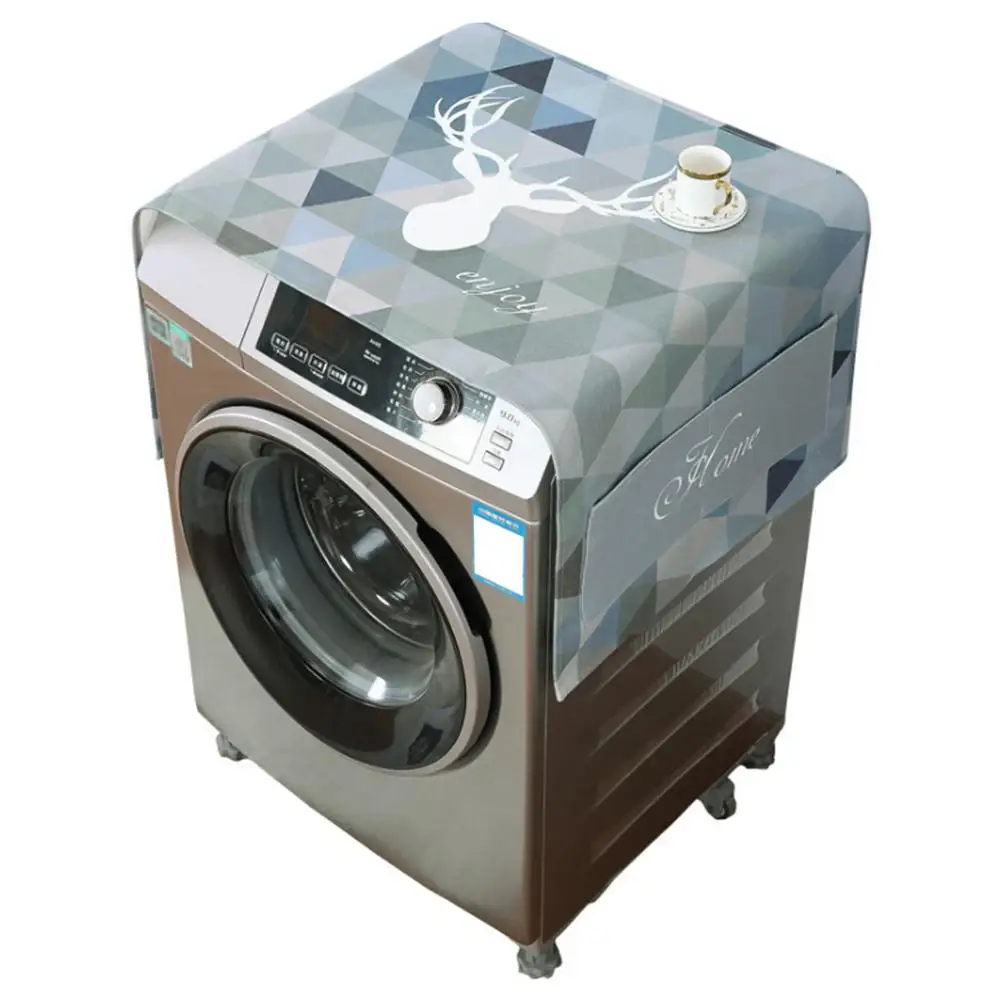 Refrigerator Dust Cover Waterproof Bag Top Microwave Refrigerators Covers Storage Home Decoration | Дом и сад