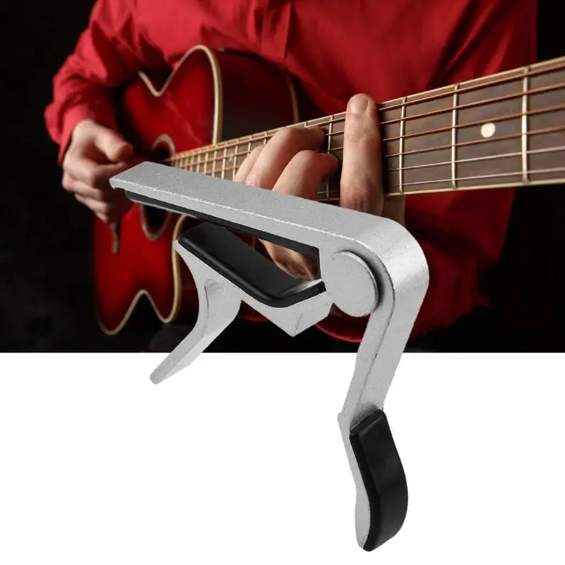 aluminium legierung gitarre tuner clamp professional key trigger capo für akustische elektrische musikalische instrumente zubehör free globa