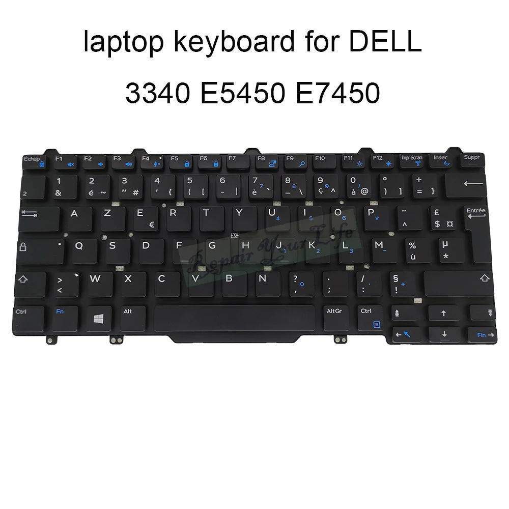 Сменные клавиатуры FTTYH для Dell latitude 13 3340 3350 E5450 E7470 FR French CN 0FTTYH черная клавиатура AZERTY