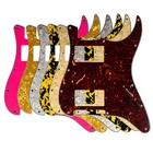 Накладки для гитары Pleroo, без отверстия для управления, для гитары стандартной ST HH Strat с хамбакером PAF, разные цвета