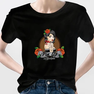 Ropa Aesthetic Soft Girl Pin Up Clothing Y2K Grunge Women's T-Shirt Wholesale Beauty Sexy Tumblr Sho in India