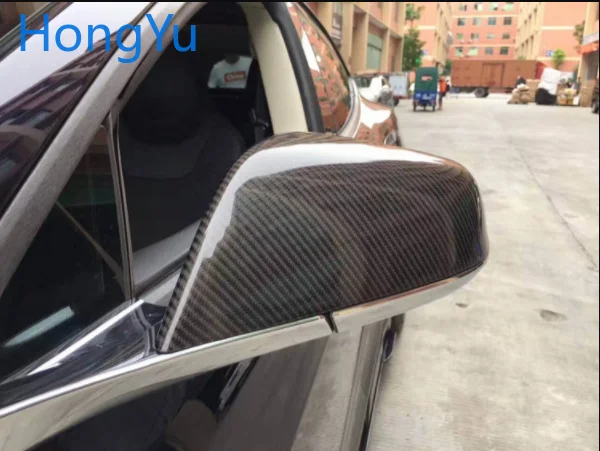 Для Tesla model3 модель 3 2016 2017 2018 2019 крышка зеркала заднего вида из углеродного волокна