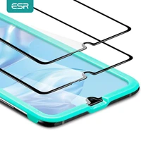 esr for huawei p30 pro glass 2pcs p30 screen protector 3d curved full cover protective film tempered glass for huawei p30 pro