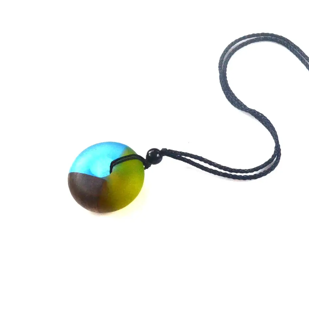 Круглое и яркое модное ожерелье для мужчин женщин Высококачественная