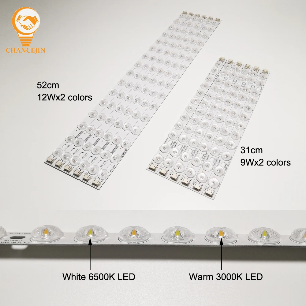 (6 шт./упак.) двойной цвета светодиодный свет бар огни жесткая пропилен каучука