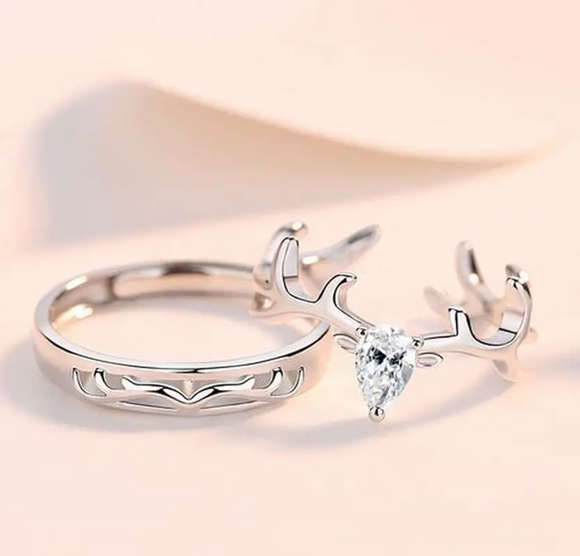 Мужские и женские парные кольца The Only You из стерлингового серебра S925 пробы простые