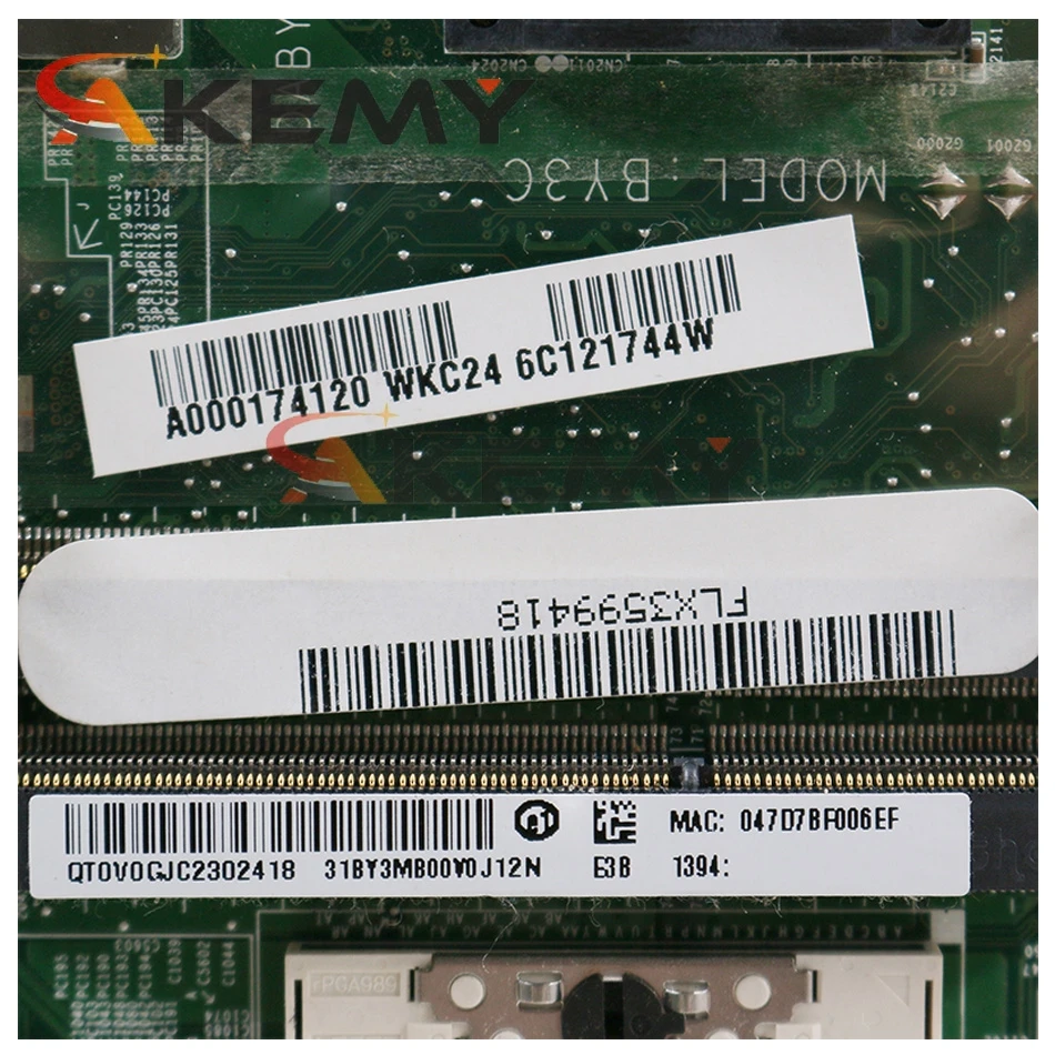 

AKEMY A000174120 DABY3CMB8E0 For Toshiba Satellite L840 Laptop motherboard REV E intel hm70 ddr3 Socket PGA989