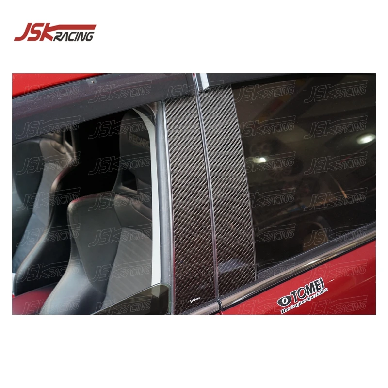 CARBON FIBER B PILLAR FOR MITSUBISHI LANCER EVOLUTION EVO X 2008-2015 2009 2010 2011 2012 2013 2014 | Автомобили и мотоциклы