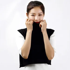 Воротник-хомут женский зимний, кашемировый, теплый, однотонный