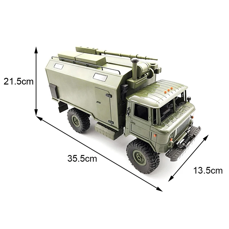 WPL B24 ZH 1/16 Радиоуправляемый Военный автомобиль 2 4G 4WD военный гоночный