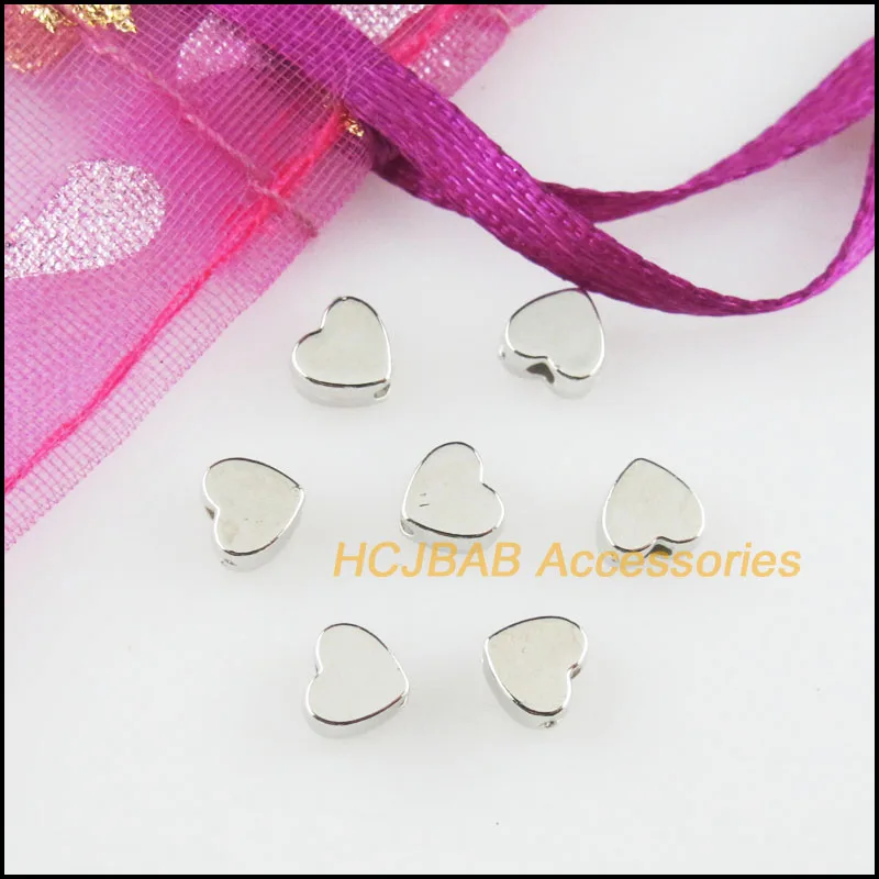 Модные Акриловые бусины-разделители в виде маленьких сердечек 300 шт. подвески 5 мм