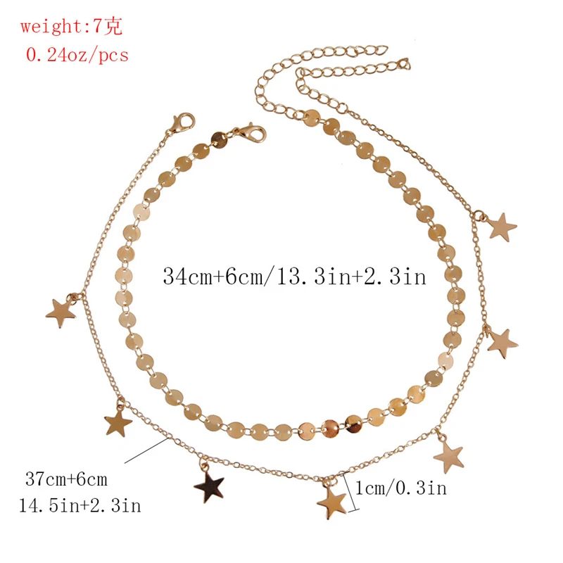 

Bohemian Style Star Tassel Pendant Necklace for Women