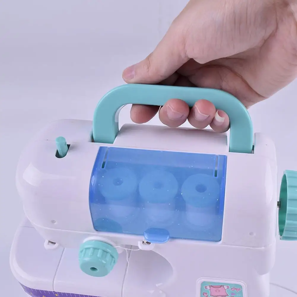 Нет детей Моделирование Мини Портативный электрический швейная машина ролевые