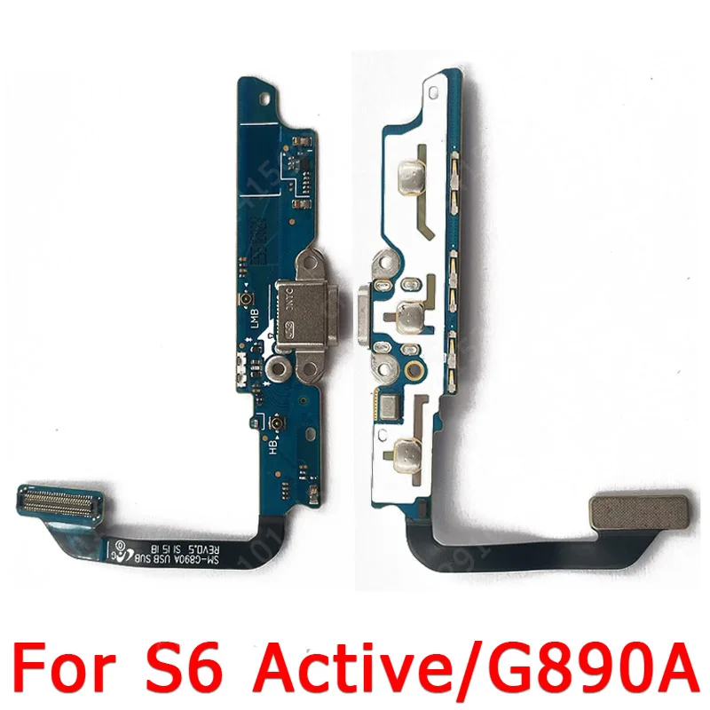 Оригинальный зарядный порт для Samsung Galaxy S6 Active G890A USB плата зарядки PCB док-станция
