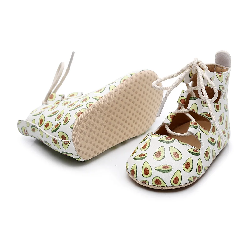 Пинетки розовые для маленьких девочек и мальчиков обувь из искусственной кожи с