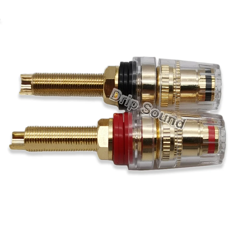 2 шт. усилитель спикер терминал связывания пост кабель вилки гнезда Разъем #2 |