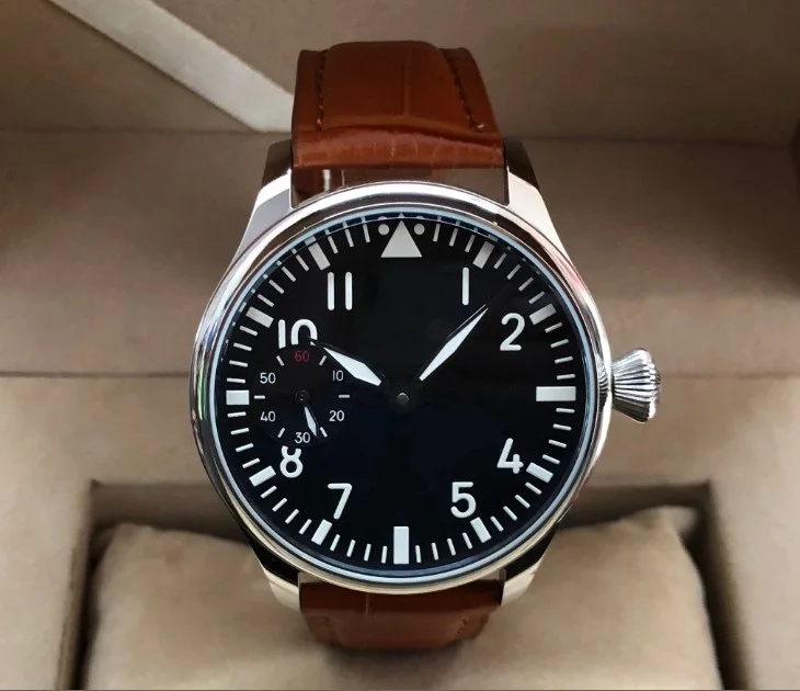 Сапфировое стекло или минеральное без логотипа Азиатский 6497 механический ручной