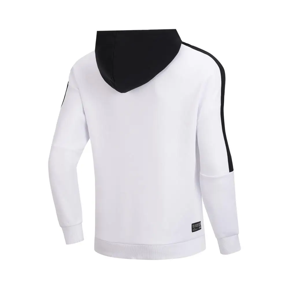 Li-Ning мужской трендовый спортивный свитер свободный крой удобная толстовка с