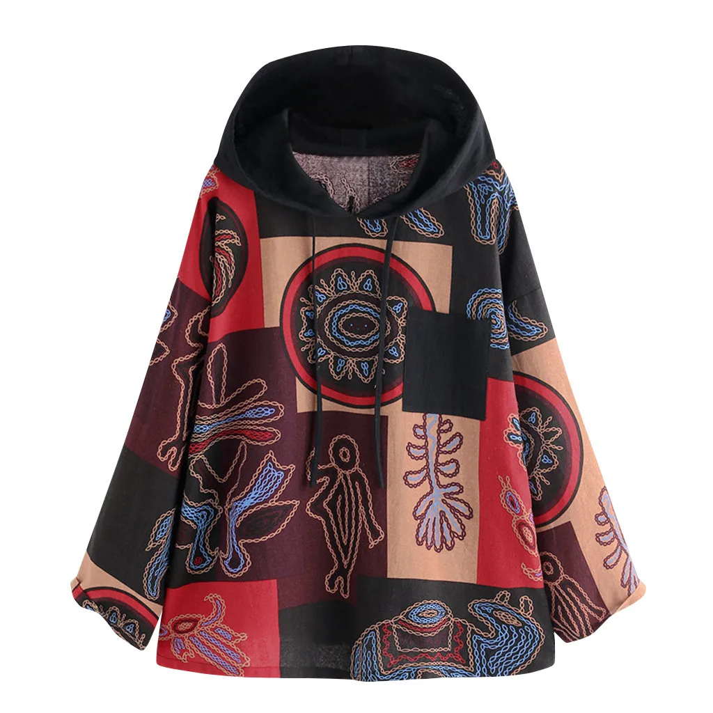 Женские винтажные толстовки в европейском и американском стиле новые женские