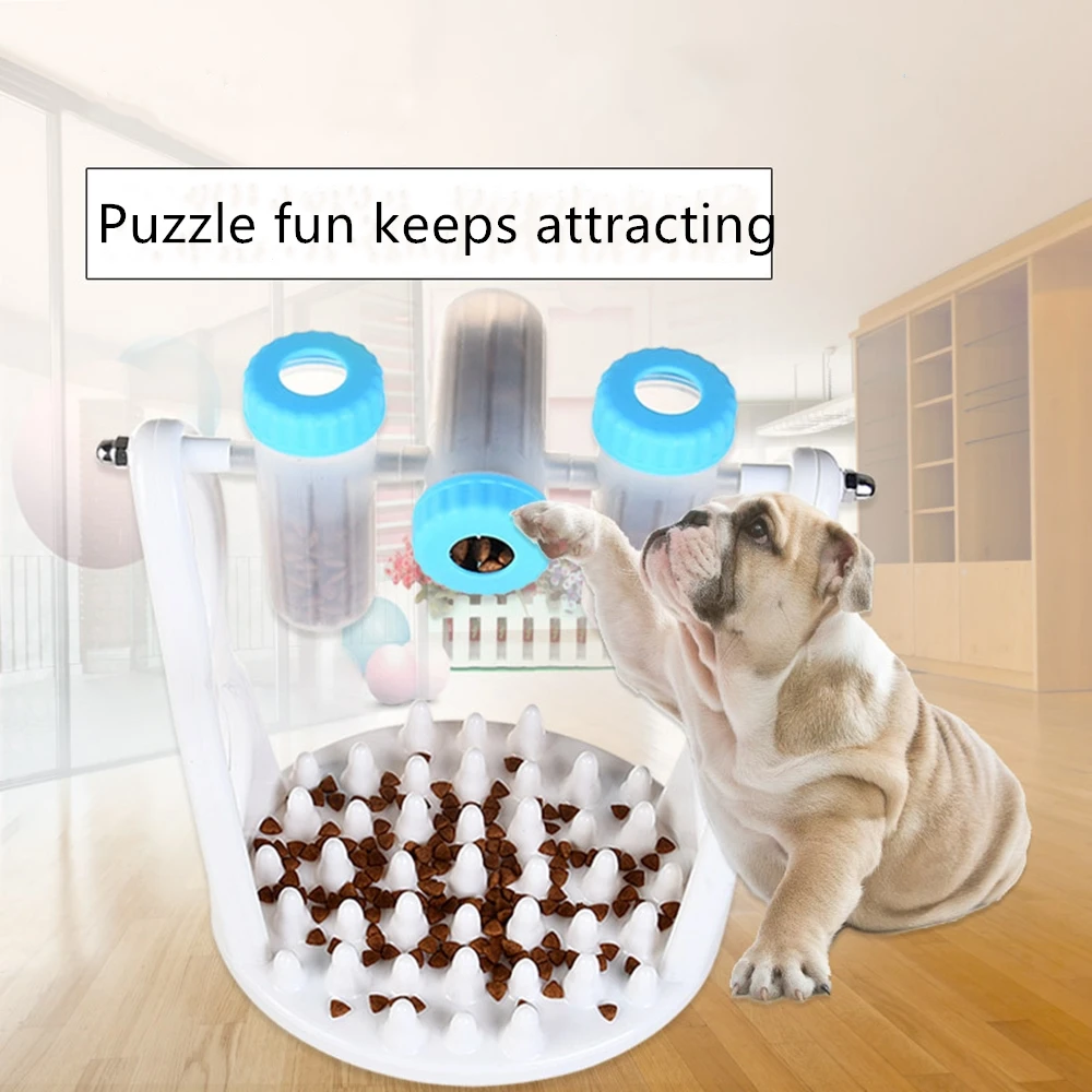 Игрушки для повышения IQ еда награда повернуть вокруг головоломки собаки игры