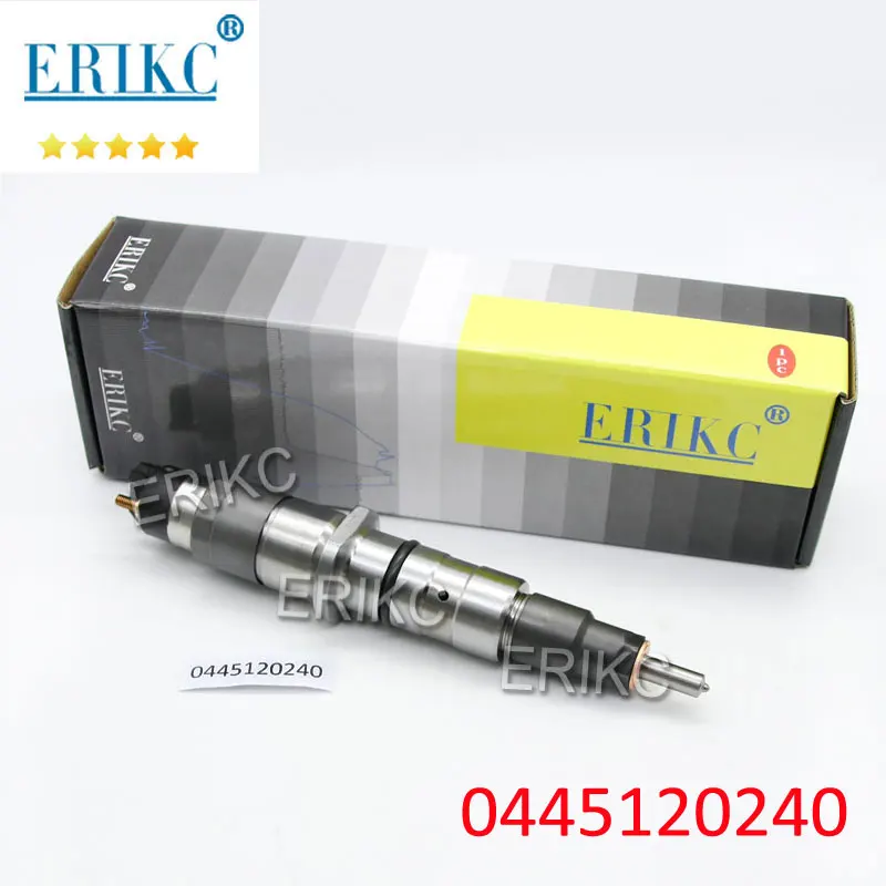 

ERIKC 0 445 120 240 Bico Pump Injector 0445120240 Original Injection Diesel Parts Nozzle 0445 120 240 for Bosch Cummins Sprayer