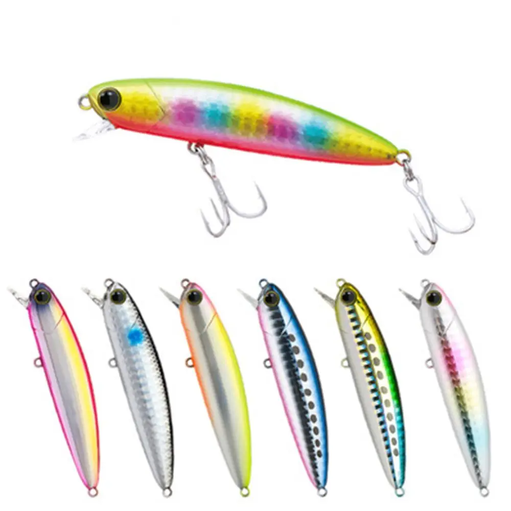 

7 colors Striped bass Crankbaits Pesca Issen Long Casting Lure Minnow Lures Minnow Baits Fish Hooks