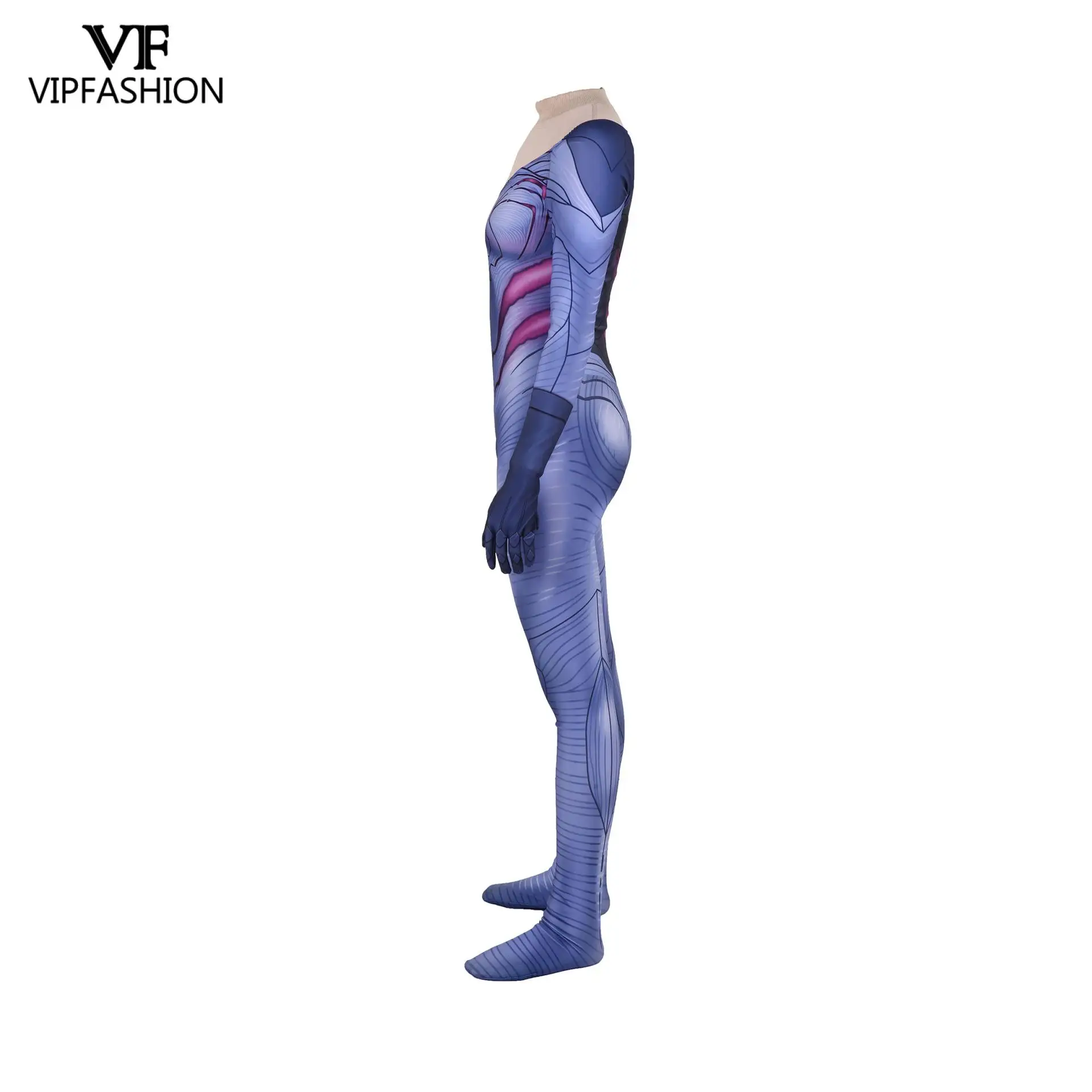 Модный костюм для косплея VIP из аниме игры с 3d Цифровым принтом Женский Kaisa