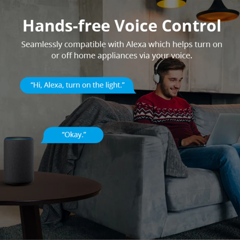 Беспроводной умный выключатель SONOFF Basic R2 модули сделай сам Wi-Fi с поддержкой Alexa