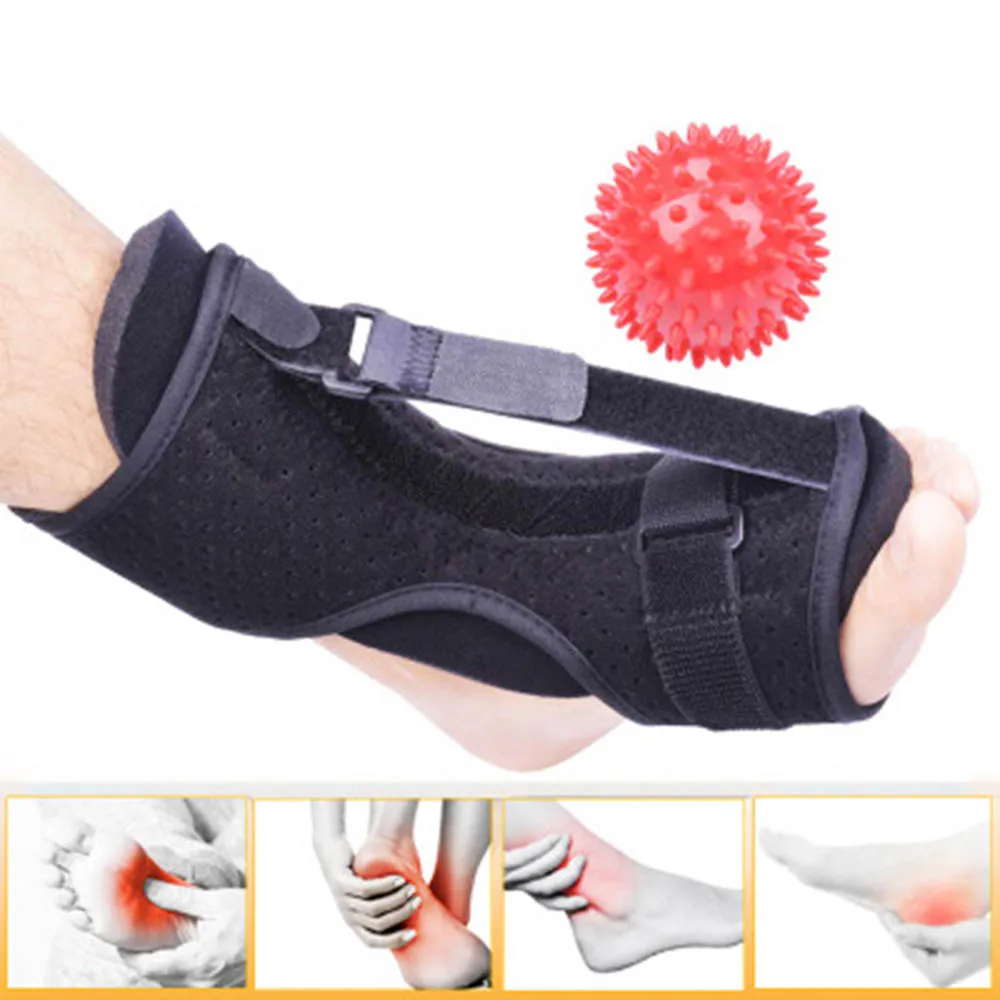

1pc Adjustable Plantar Fasciitis Night Splint Foot Drop Orthosis Stabilizer Brace Support Splints Pain Relief Ankle Support