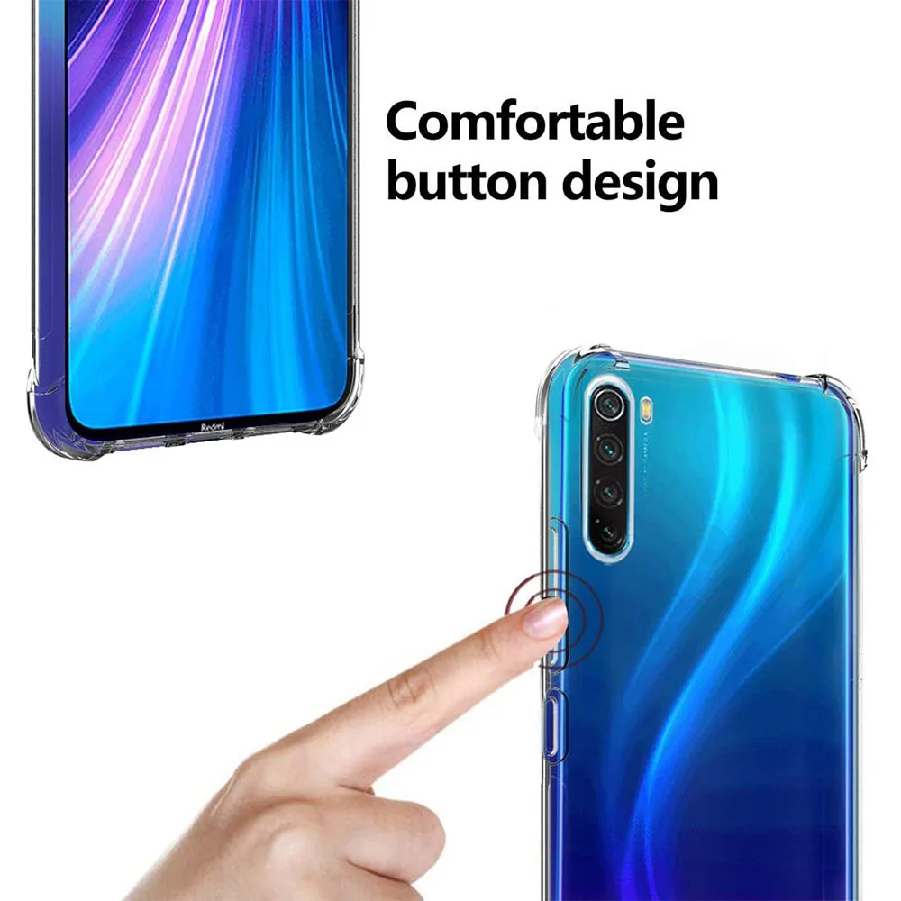 Противоударный чехол для телефона Xiaomi Mi 10 9 SE 9T A3 Lite Redmi Note 8 Pro 7 7A 8A K20 K30 Mi10 Mi9 Mi9T