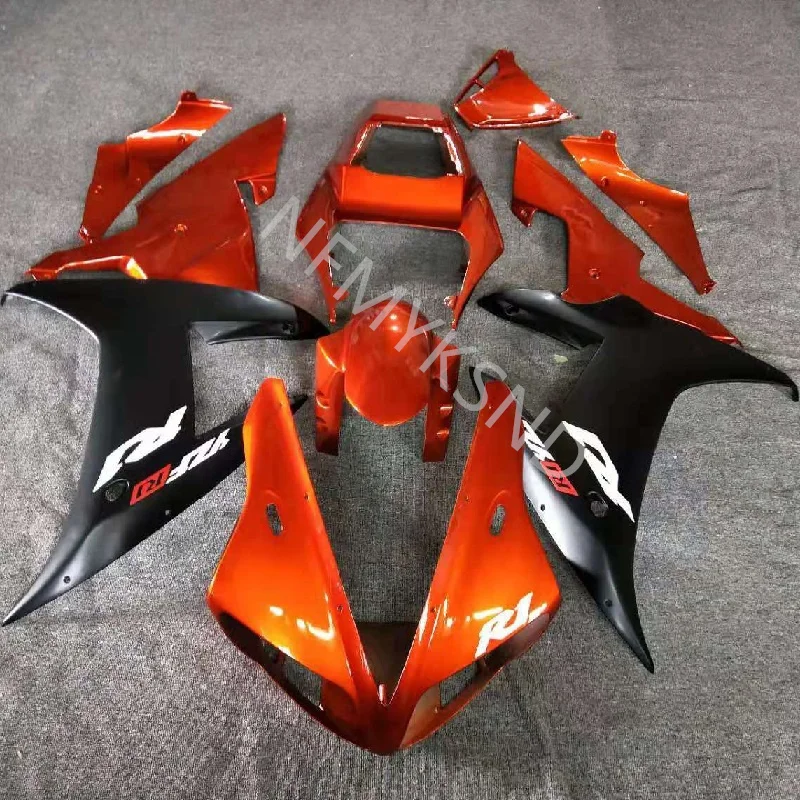 

Обтекатели для мотоцикла оранжевого и черного цвета, подходят для YZF R1 2002 2003 YZF R102 03, Обтекатели для кузова ABS