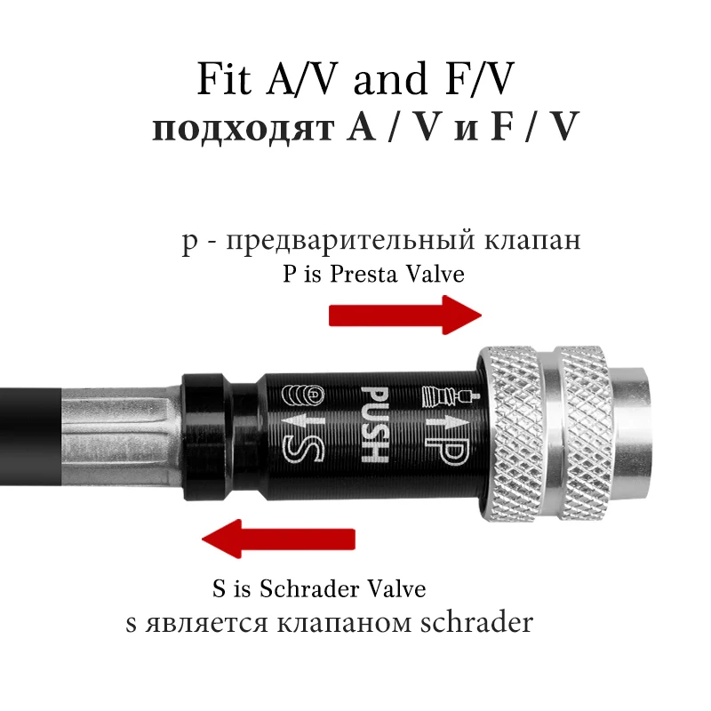 ROCKBROS Портативный Велосипедные насосы 150PSI Presta/Schrader (Шрадер) шоссейный велосипед MTB