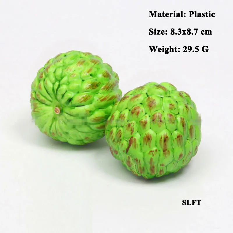 

Kitchen home hotel bar cafe supermarket Shop Store decoration faux fake fruit artificial Simulation sugar Custard apple model